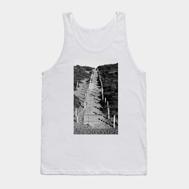 Beach Staircase in Lincoln Park, San Francisco Tank Top by IgorPozdnyakov